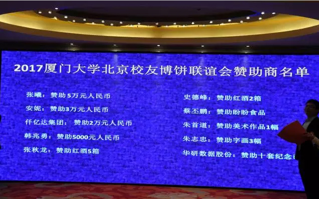 “博餅”是閩南地區有的傳統形式歡慶，此次活動(dòng)以這種形式向母校致以美優(yōu)的祝福，也寄托著(zhù)各地廈人永久母校情和青春回憶的活動(dòng)。